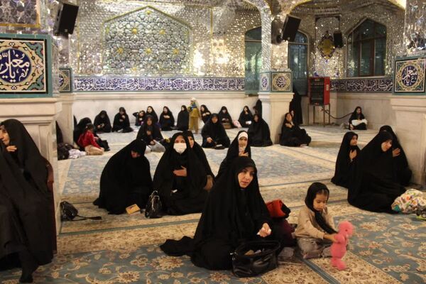 مراسم شب‌های فاطمیه در حرم امامزاده عباس بن موسی (ع) بجنورد 