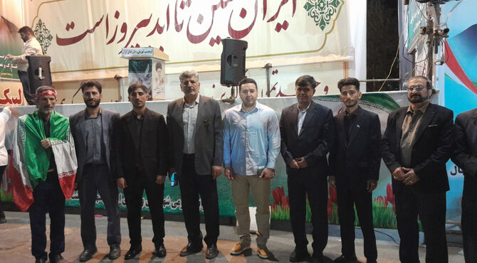 هم‌صدا در میادین وخیانهای شهر کوهدشت در صدو ششمین شب مقاومت
