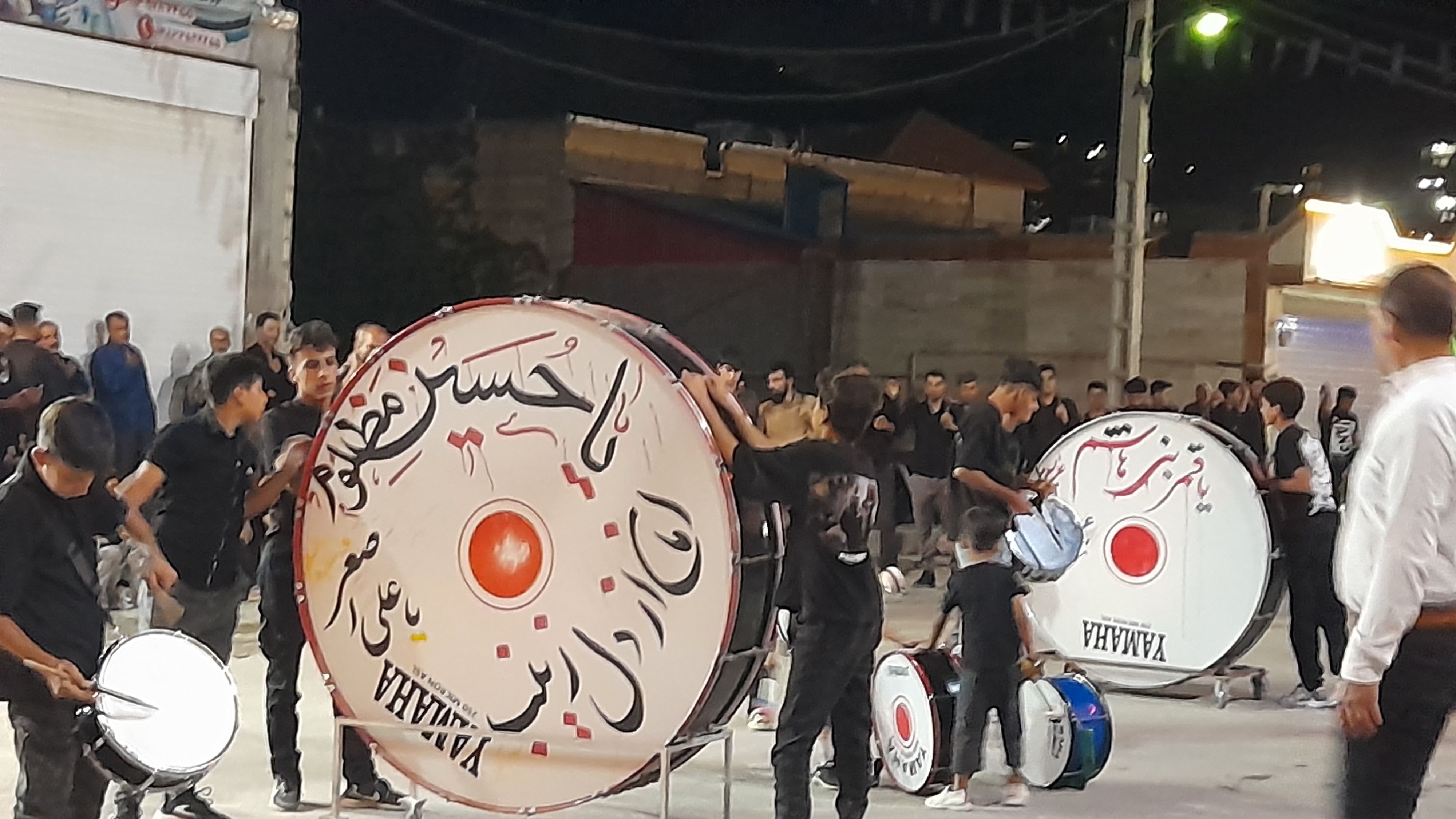 مراسم زنجیر زنی در روستای مارکده