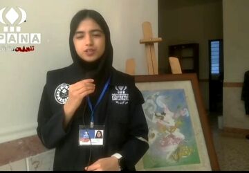 بازدید خیرین مدرسه‌ساز از هنرستان ۲۲ بهمن در روز ۱۳ آبان