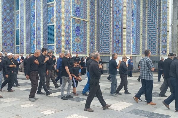 مراسم باشکوه  عاشورای حسینی در حرم سید جلال الدین اشرف