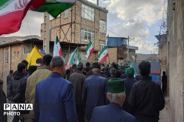 راهپیمایی اربعین شهادت قائد امت در شهر بار نیشابور-۲