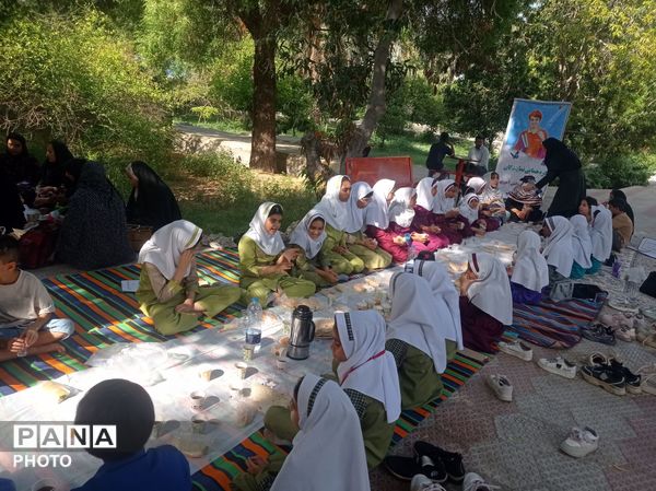 تبلور فرهنگ سلامت در فعالیت صبحگاهی دانش‌آموزان و مربیان مینابی