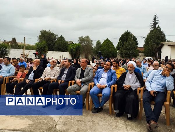 آیین کلنگ‌زنی دبستان ۱۲ کلاسه شهید ولی‌زاده سورک در شهرستان میاندورود 