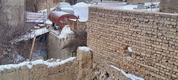  دومین برف پاییزی در شهر بار 