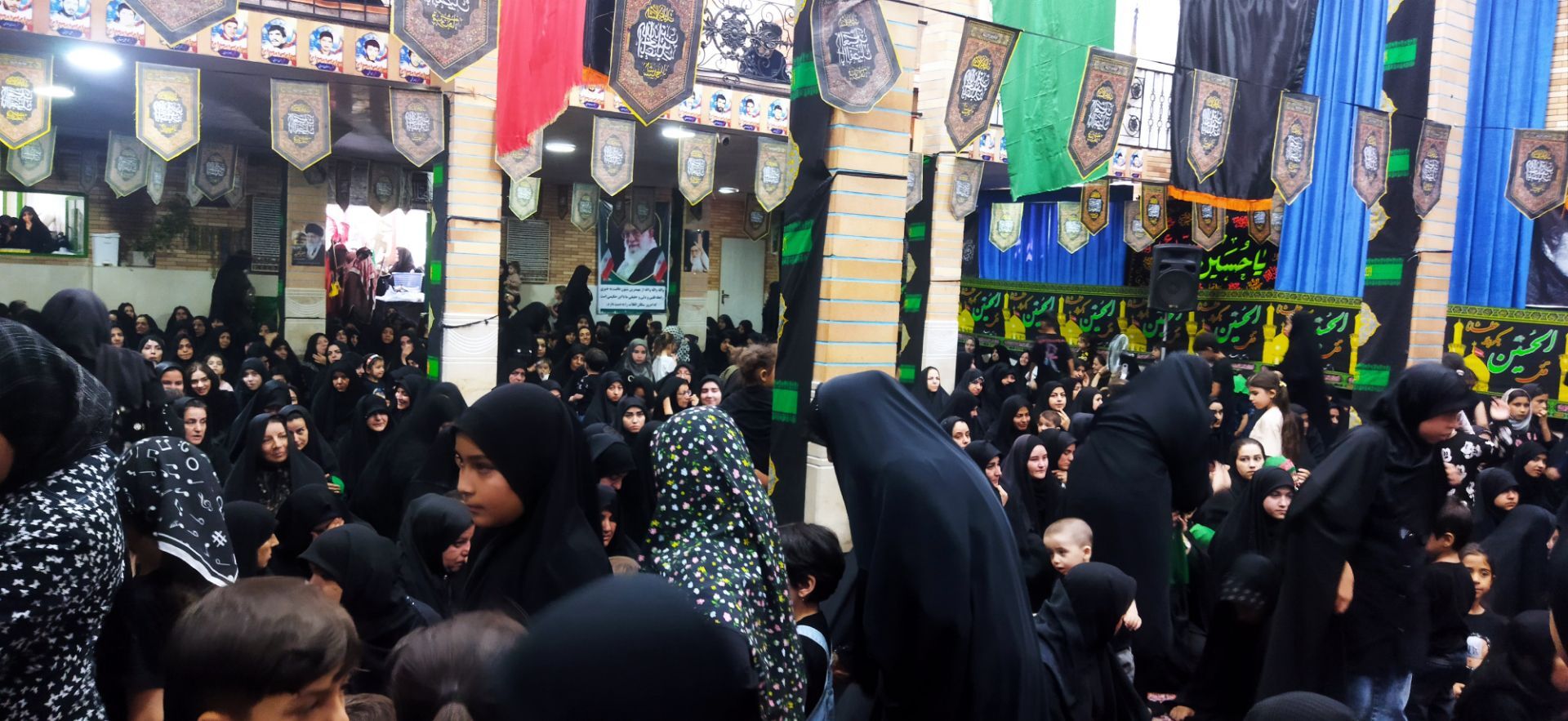 طنین لای‌لای مادران یکن‌آباد در سوگ کوچک‌ترین سرباز کربلا