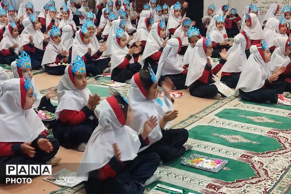 جشن آب در مدرسه رضوان رباط‌کریم