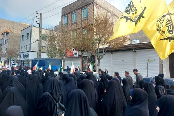 تشییع پیکر شهید مدافع حرم رضا مرادی در باقرشهر 
