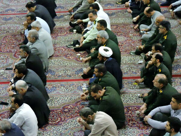 گرامیداشت شهدای هفته دولت در مسجد حظیره یزد