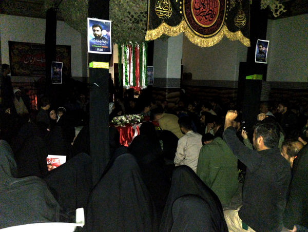 وداع با پیکر شهید «محسن صداقت» در معراج الشهدای قم