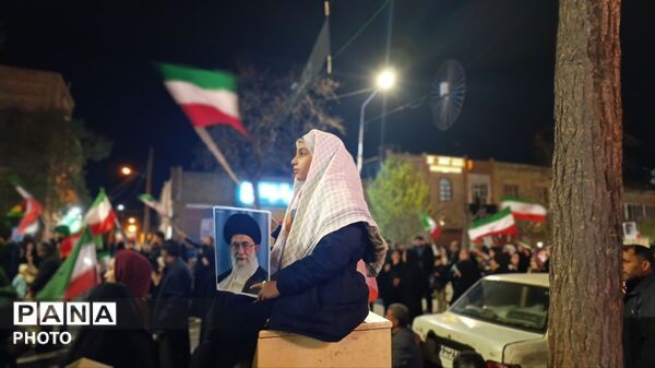 حضور حماسی مردم شهرستان نیشابور در اجتماع بیستمین شب