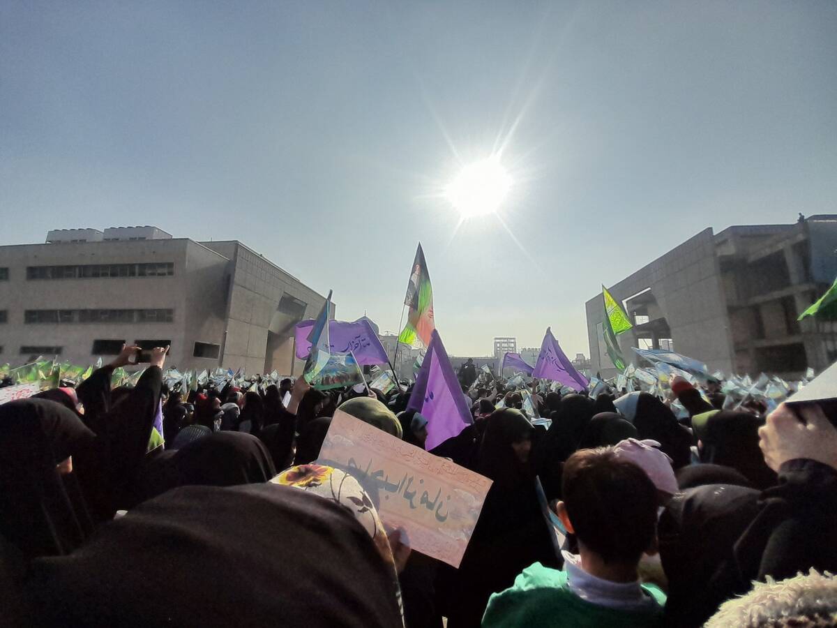 اجتماع عظیم منتظران ظهور به مناسبت نیمه‌ شعبان در مشهد 