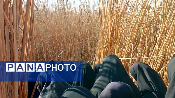 بازدید دختران استان گلستان از مناطق جنگ ۸ ساله دفاع مقدس در سفر راهیان نور