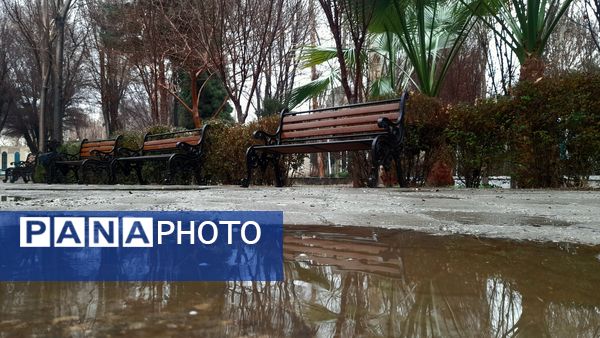 باران یزد؛ نوازشی بر پوست خاکی شهر و لبخندی بر لبان رهگذران