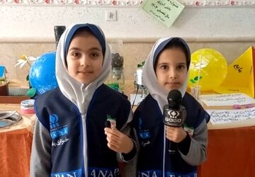 برپایی نمایشگاه خلاقیت در دست سازه آموزشی در مدرسه ۲۲بهمن دوره اول