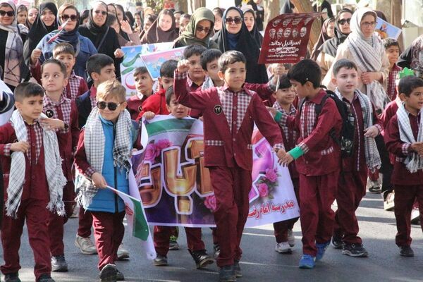 فریاد استکبارستیزی در قیامدشت طنین‌انداز شد