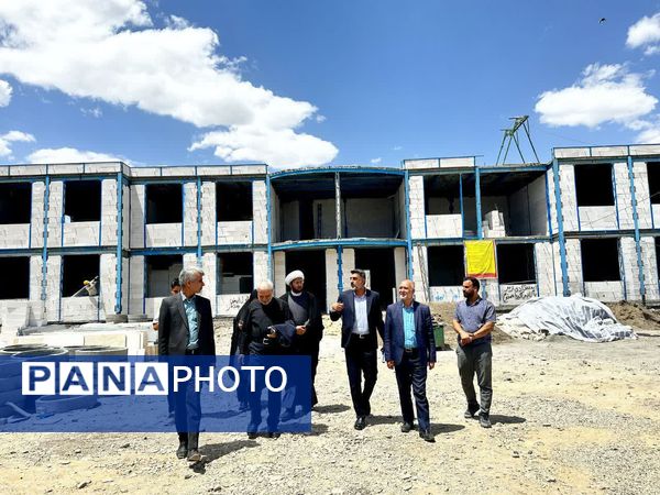 بازدید از پروژه های عمرانی آموزش و پرورش شهرستان کاشمر