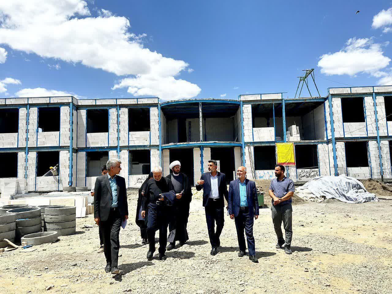 بازدید از پروژه های عمرانی آموزش و پرورش شهرستان کاشمر