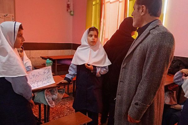 افتتاحیه طرح یاریگران زندگی در دبستان دخترانه شهید رستمی شهرقدس