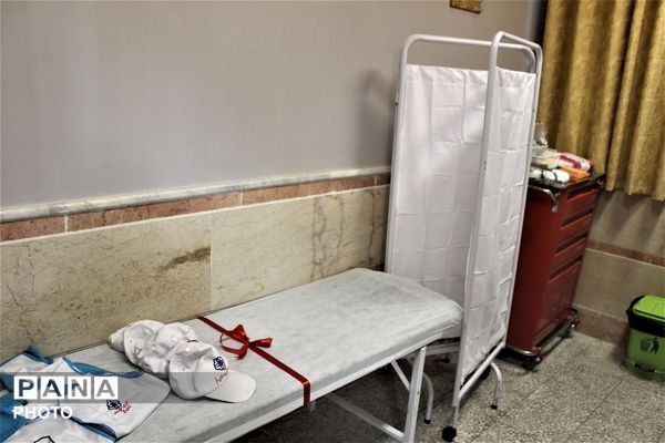 افتتاح اتاق بهداشت در آموزشگاه شهید سلیمانی قم