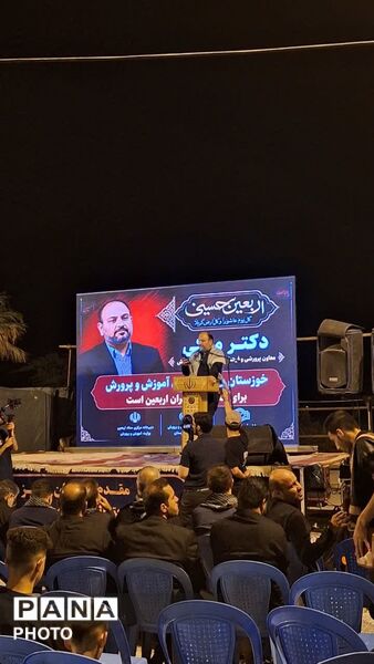 افتتاحیه موکب دانش‌آموزان و فرهنگیان عازم پیاده‌روی اربعین حسینی 