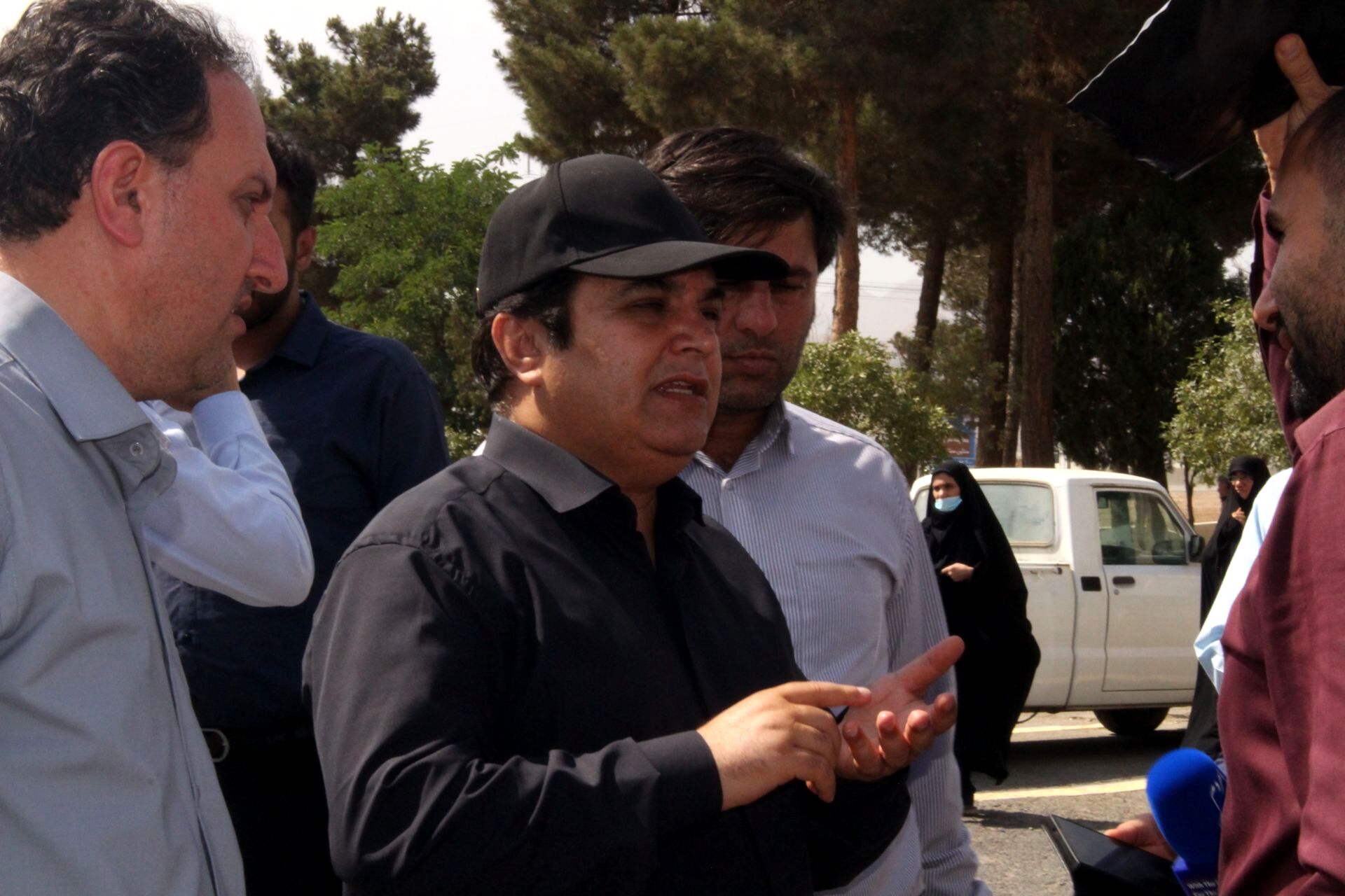 آماده‌سازی ایستگاه خدمت‌رسانی به زائران در محدوده فخر ایران نظرآباد