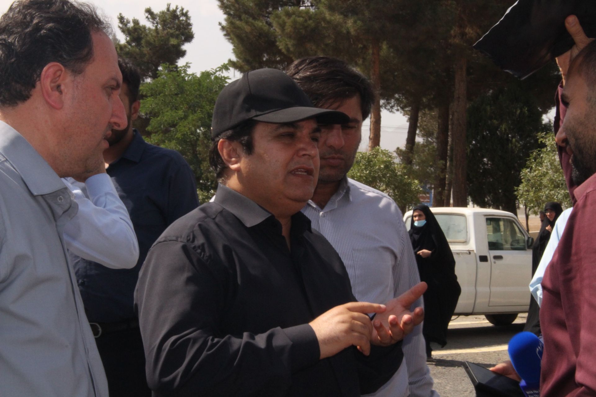 آماده‌سازی ایستگاه خدمت‌رسانی به زائران در محدوده فخر ایران نظرآباد