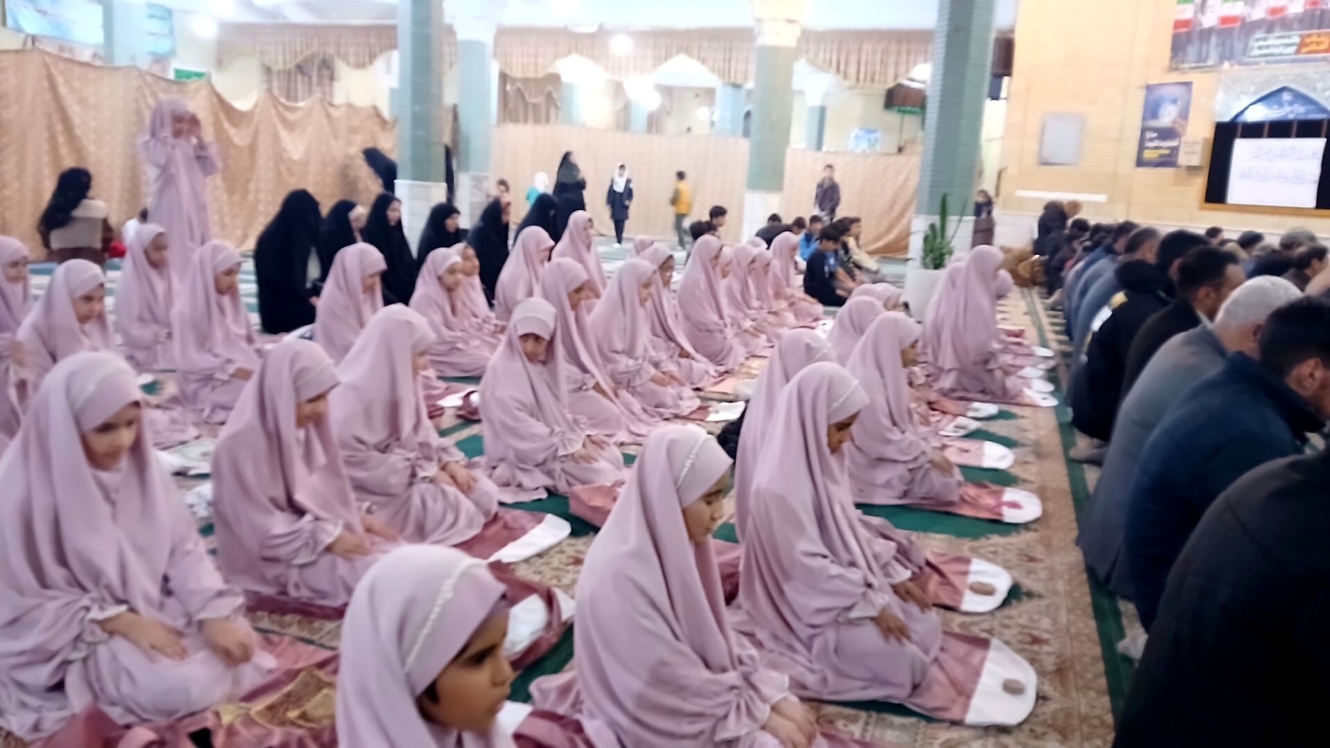 جشن افطاری روزه اولی های مدرسه عصمت در مسجد امام علی(ع)