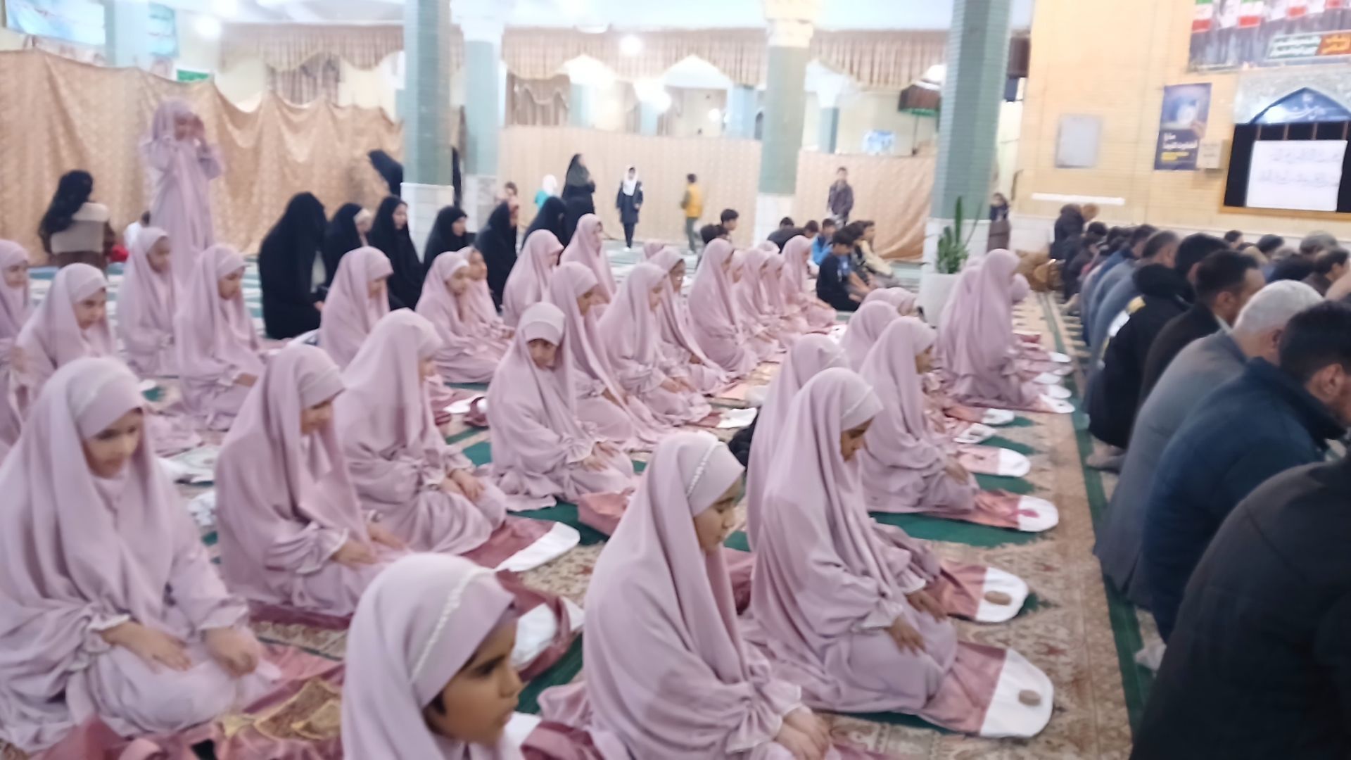 جشن افطاری روزه اولی های مدرسه عصمت در مسجد امام علی(ع)