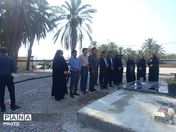 استقبال از مدیرکل آموزش و پرورش هرمزگان در حاجی‌آباد