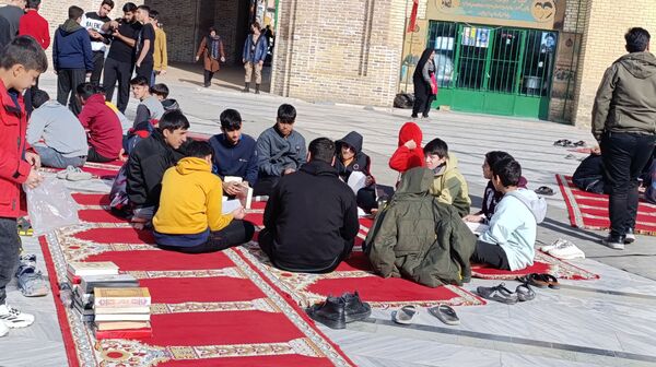 اعتکاف در مسجد جامع شهرستان نیشابور 