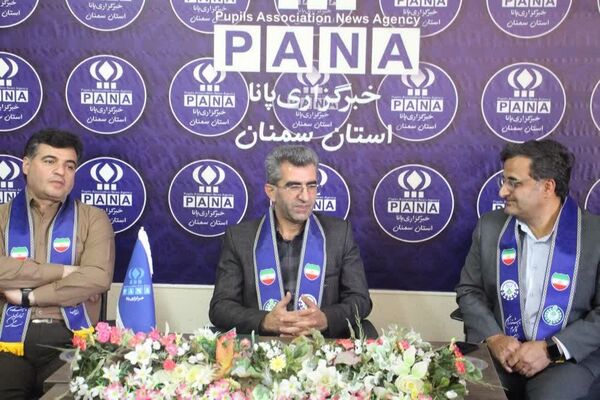 حضور مدیرکل آموزش و پرورش استان سمنان در جمع خبرنگاران پانا شهرستان سمنان