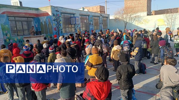 جشن میلاد امام زمان(عج)در دبستان شهید عجمی فدافن کاشمر