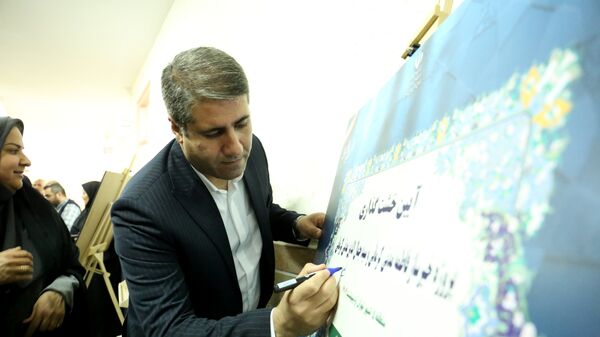 خشت گذاری ۵ پروژه‌ عمرانی منطقه ۵ آموزش و پرورش شهر تهران