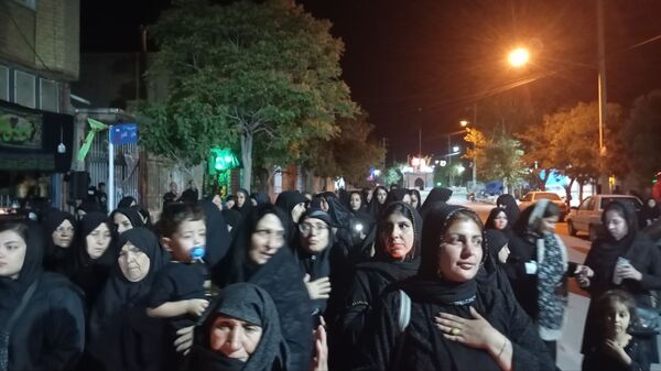مراسم شام غریبان در شهر تیتکانلو