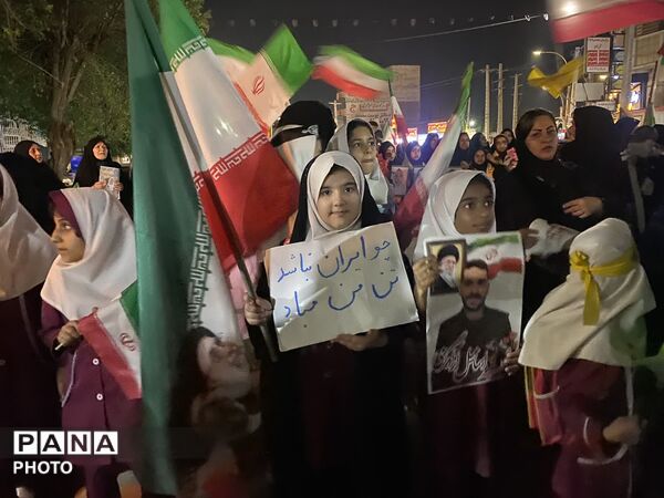 حضور پیشتازان در تجمعات مردمی جیرفت