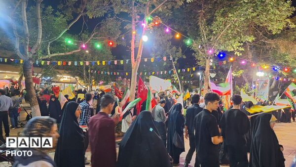 طنین فریاد حمایت از لبنان در قلب شب