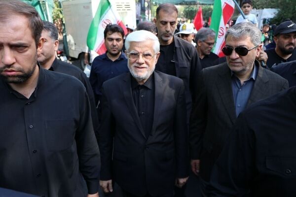 حضور معاون اول رئیس‌جمهور در مراسم تشییع آقای شهید ایران