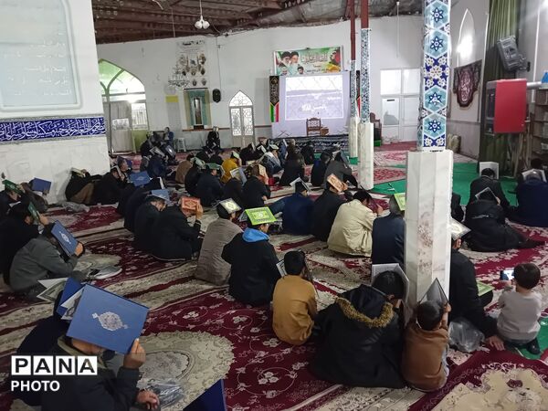 عزاداری احیای بیست و سوم در امامزاده سید محمد کاشمر