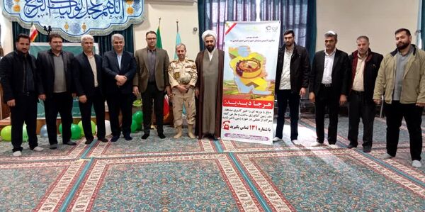 دانش‌آموزان پیشتاز در سنگر نمازجمعه خداآفرین