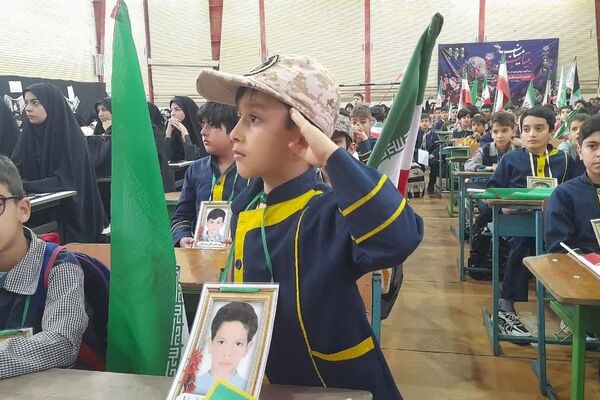 مراسم اربعین شهدای میناب در مدرسه انقلاب اسلامی قم