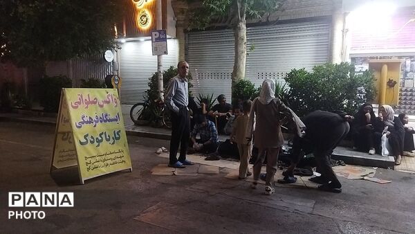 موکب واکس صلواتی روستای باغشن گچ نیشابور در صدمین شب 