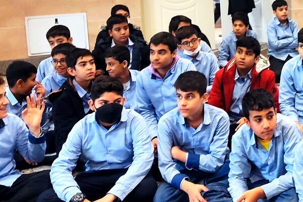 معاینات پزشکی دانش‌آموزان مدرسه انصارالمهدی قرچک