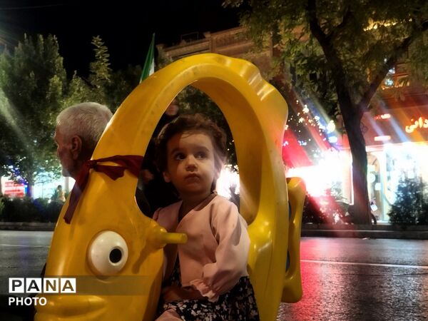 لحظات شاد کودکان در موکب فرهنگیان نیشابور