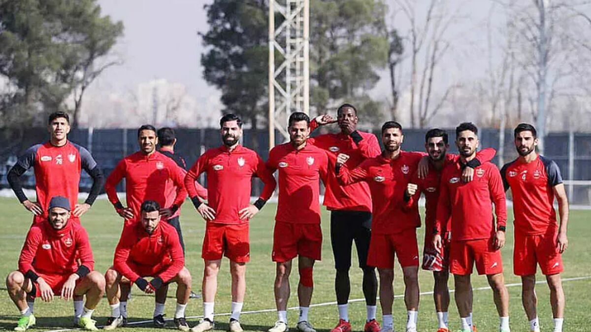 تمرین آدینه پرسپولیس در ورزشگاه آزادی برگزار شد

