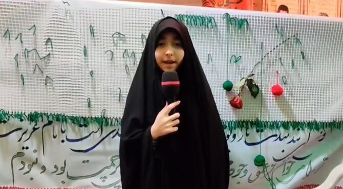 فعالیت غرفه معلمان جهادی در موکب دبستان شاهد مریم 
