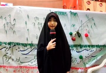 فعالیت غرفه معلمان جهادی در موکب دبستان شاهد مریم 