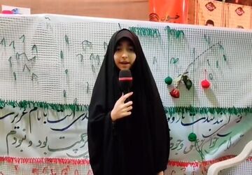 فعالیت غرفه معلمان جهادی در موکب دبستان شاهد مریم 