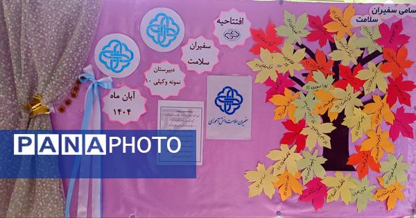 افتتاحیه سفیران سلامت دبیرستان نمونه دولتی وکیلی ۱۰ 