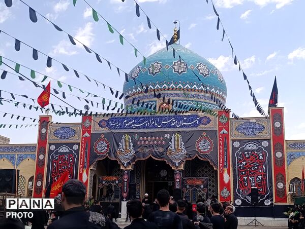 عزاداری تاسوعای حسینی در امامزاده سید معصوم(ع) قم